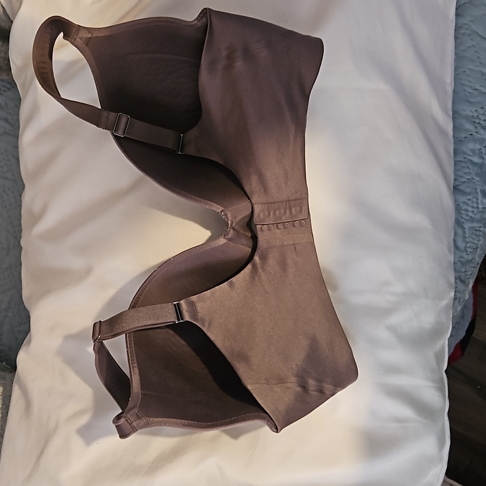 Spanx 34 DDD pillow cup bra plum color